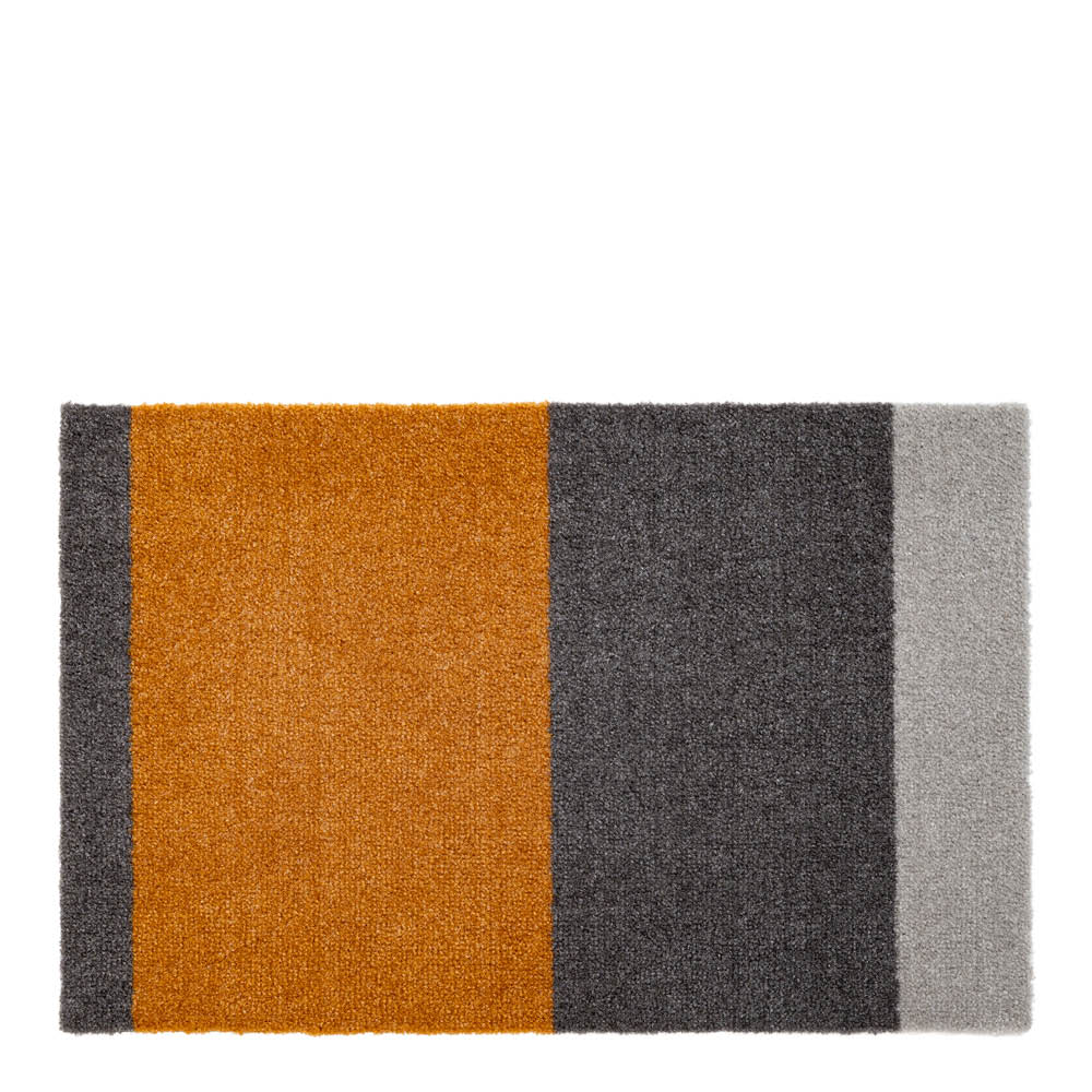 Tica Copenhagen - Stripes Horizontally Matto 40x60 cm Keltainen/Harmaa