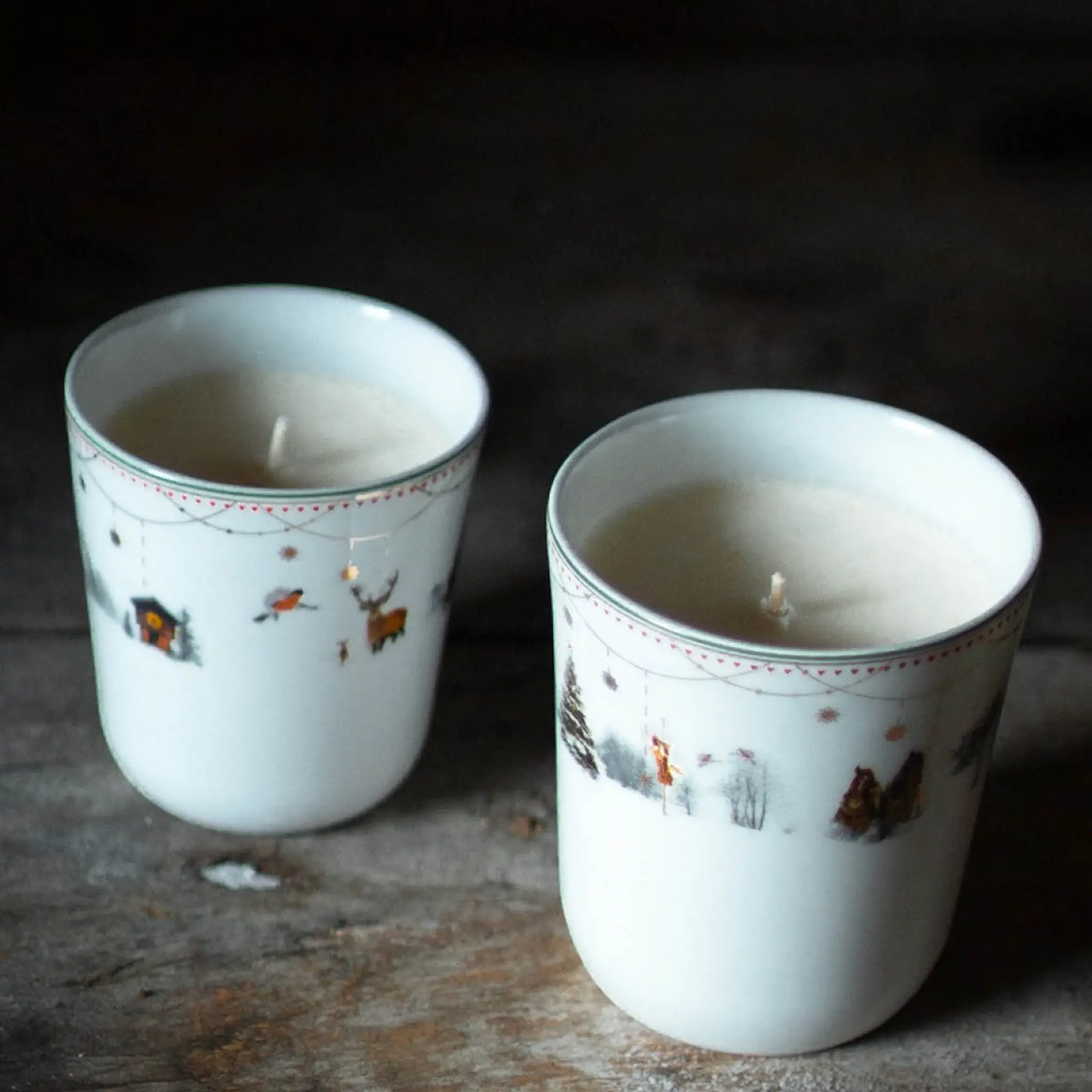 Wik & Walsøe Julemorgen Story duftlys 8,5 cm