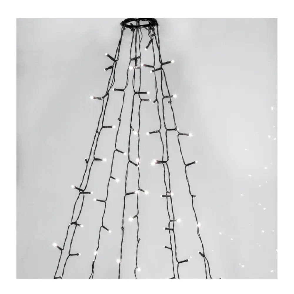 Crispy Ice White lyslenke gran 360 lys