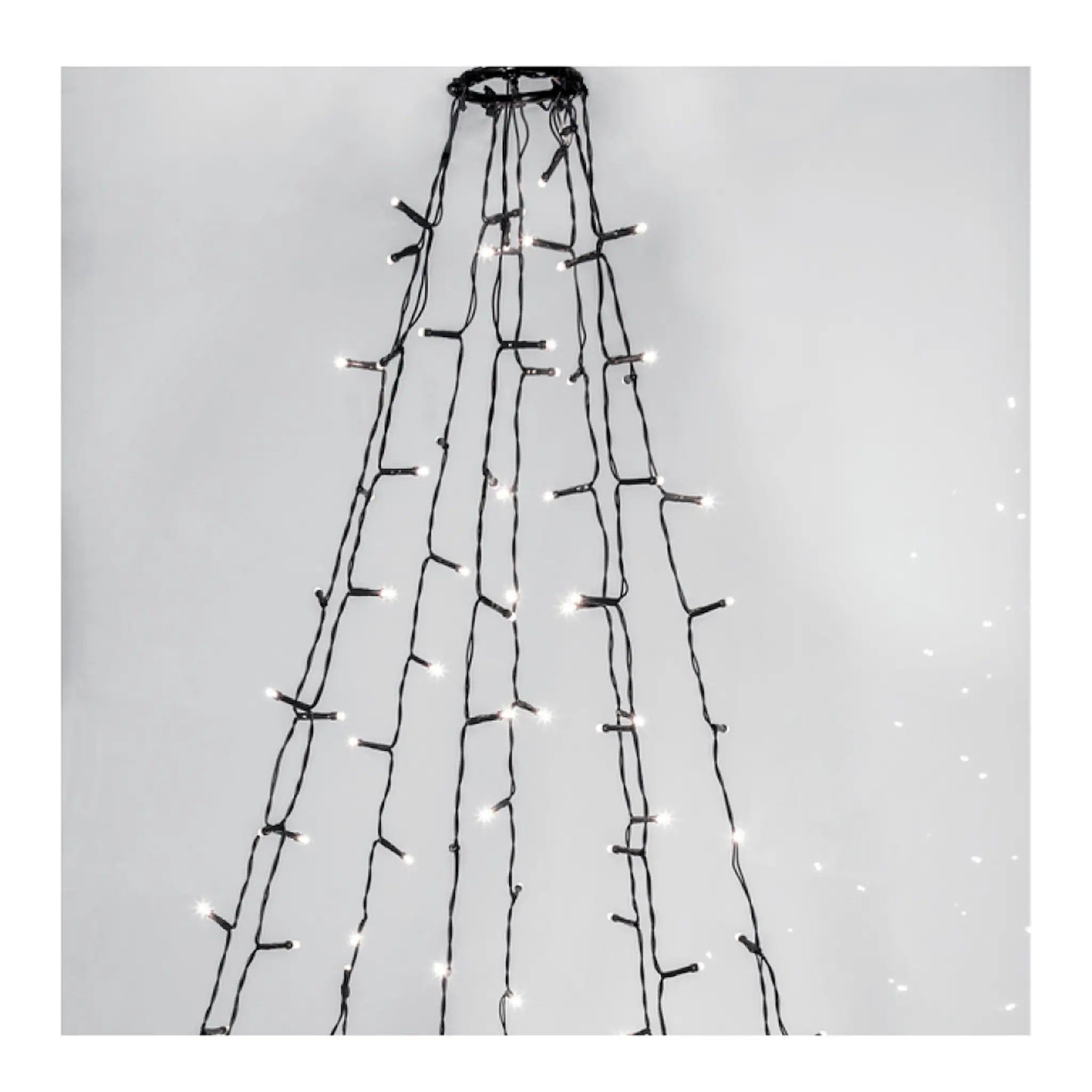 Star Trading Crispy Ice White ljusslinga gran 360 ljus