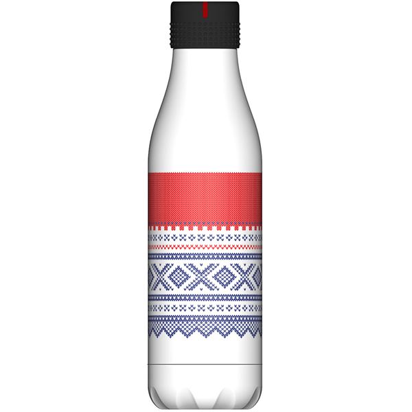 Les Artistes - Bottle Up Design Termospullo 0,5L Valkoinen/Sininen/Punainen