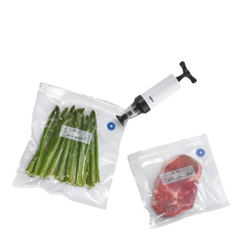 Tyhjiöpakkauslaite ja 10 pussia