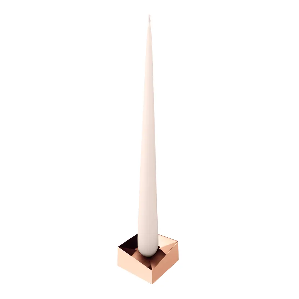 Stoff Nagel Reflect Kynttilänpidike 3,2x5,5 cm Ruusukulta