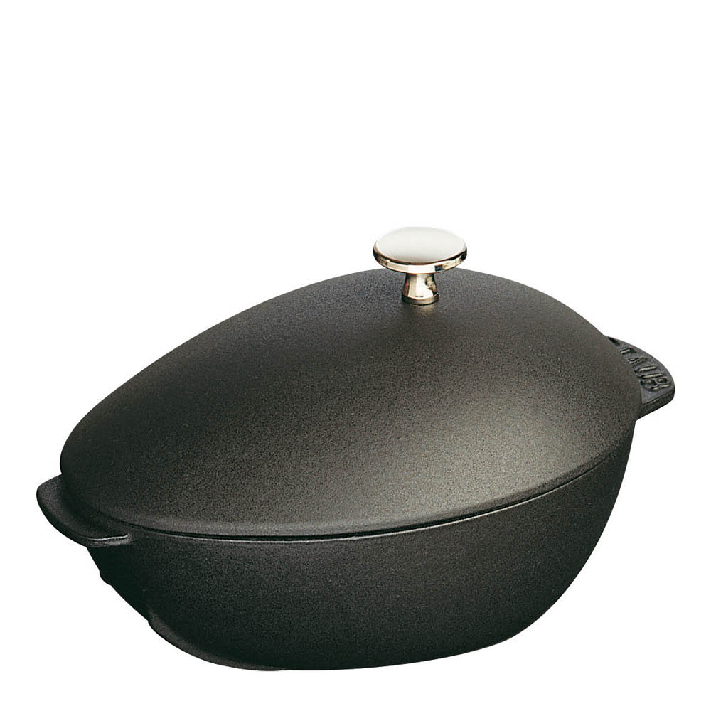 Staub - La Cocotte Simpukkapata 25 cm 2L Musta