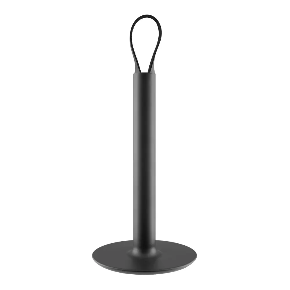 Talouspaperiteline Teräs/Nahka Musta