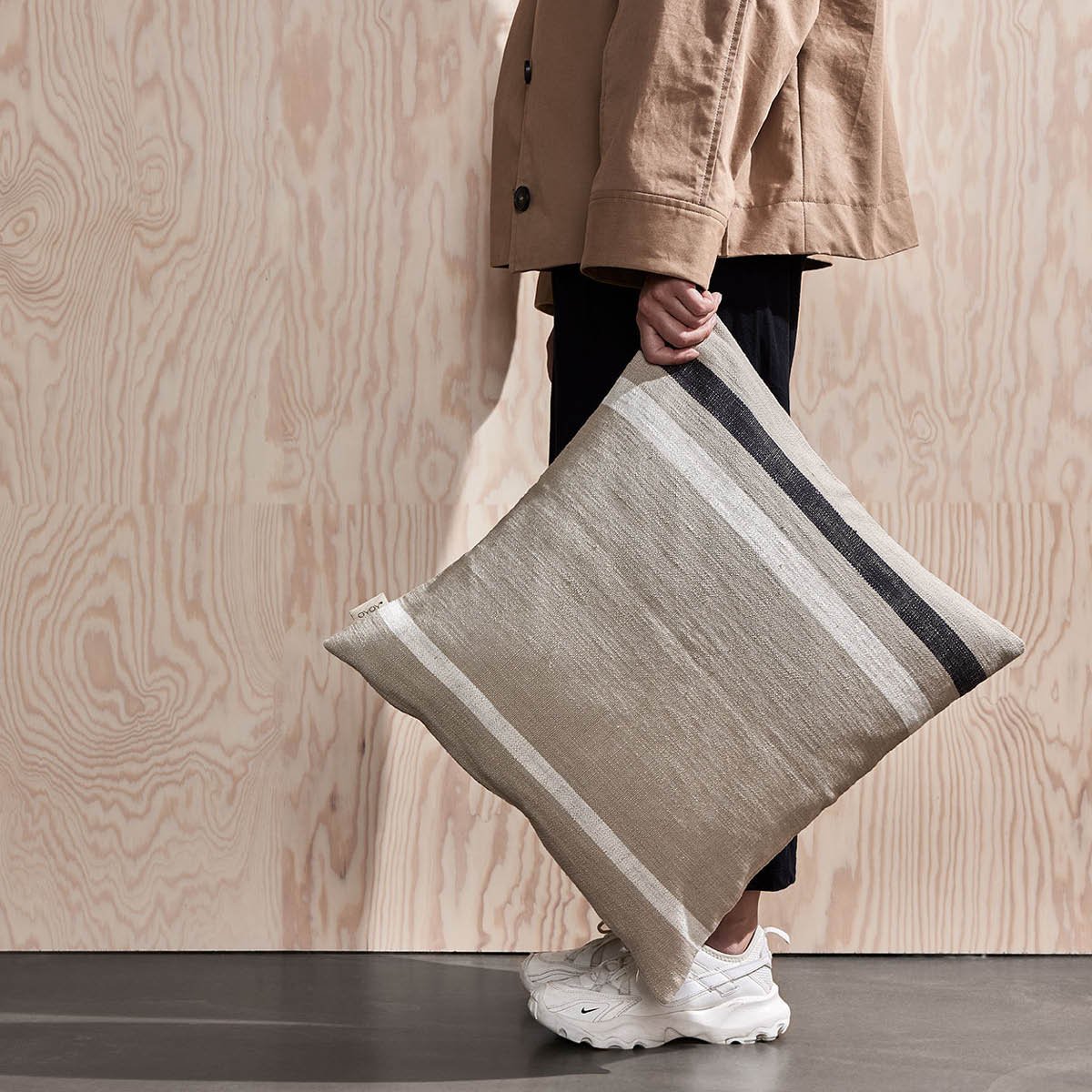 OYOY Sofuto kuddfodral 50x50 cm Clay