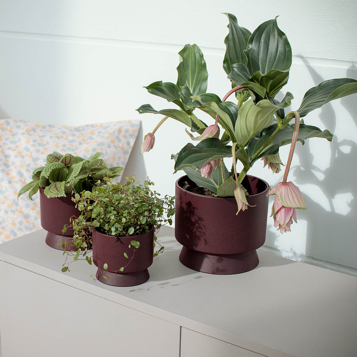 Rosendahl Kukkaruukku 15 cm Viininpunainen