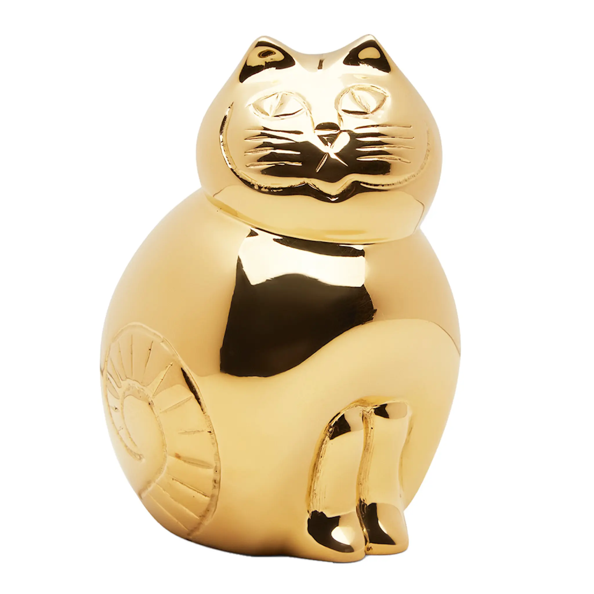 Skultuna Skultuna x Lisa Larson Katt 8,7 cm Guld