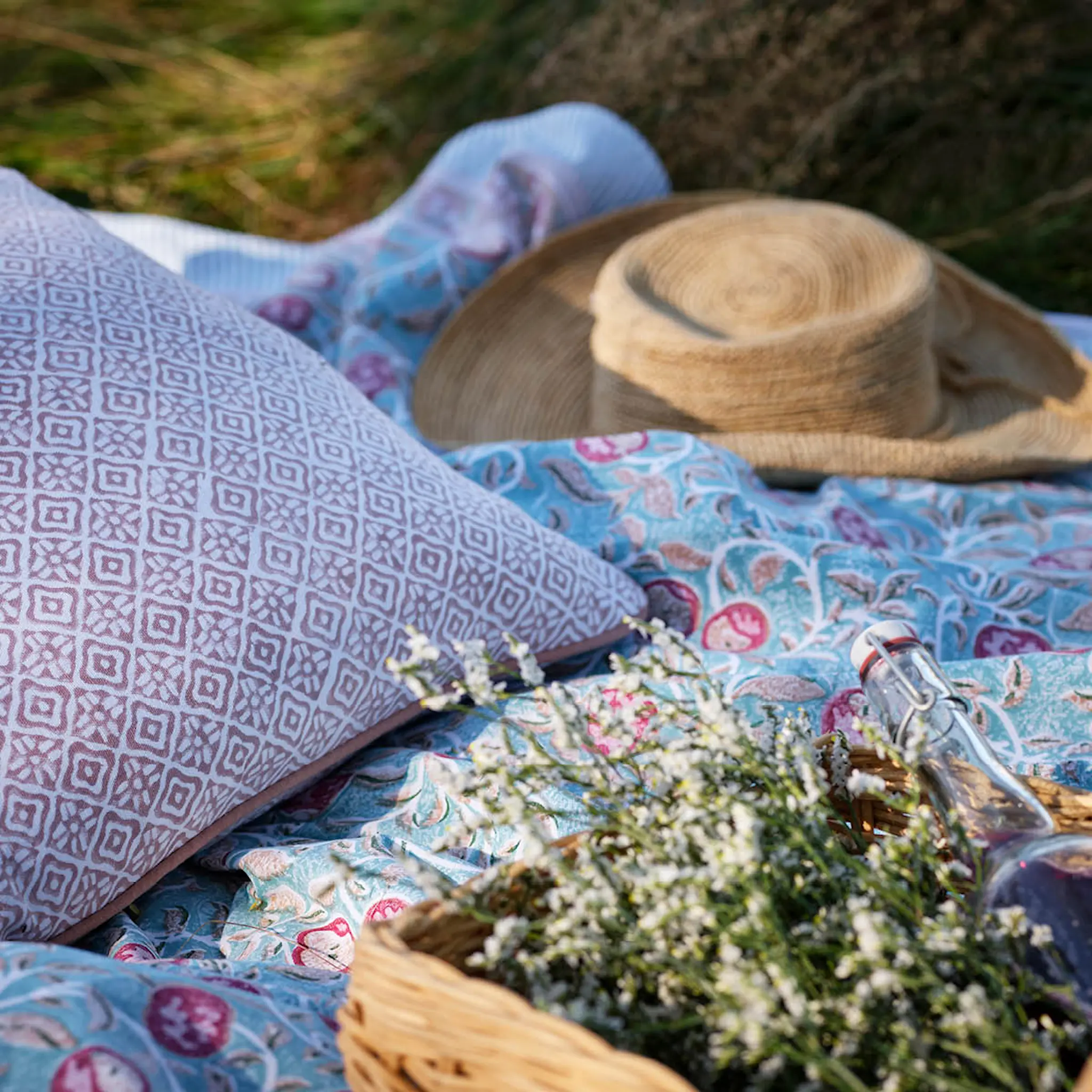 Chamois Apple duk 170x350 cm turkos