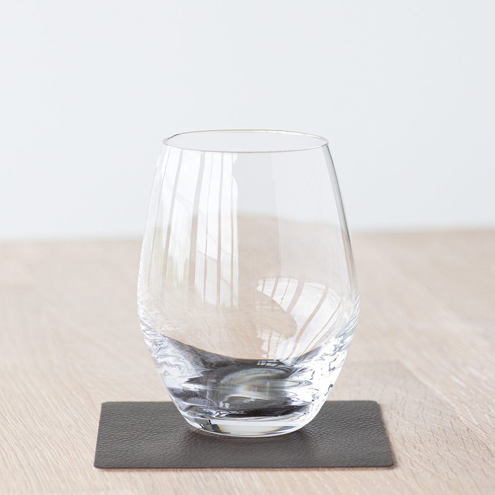 LIND DNA Square Leather Serene Lasinalunen 10x10 cm Hazel