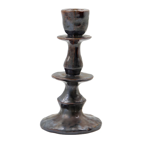 Lucca ljusstake 17,5 cm svart