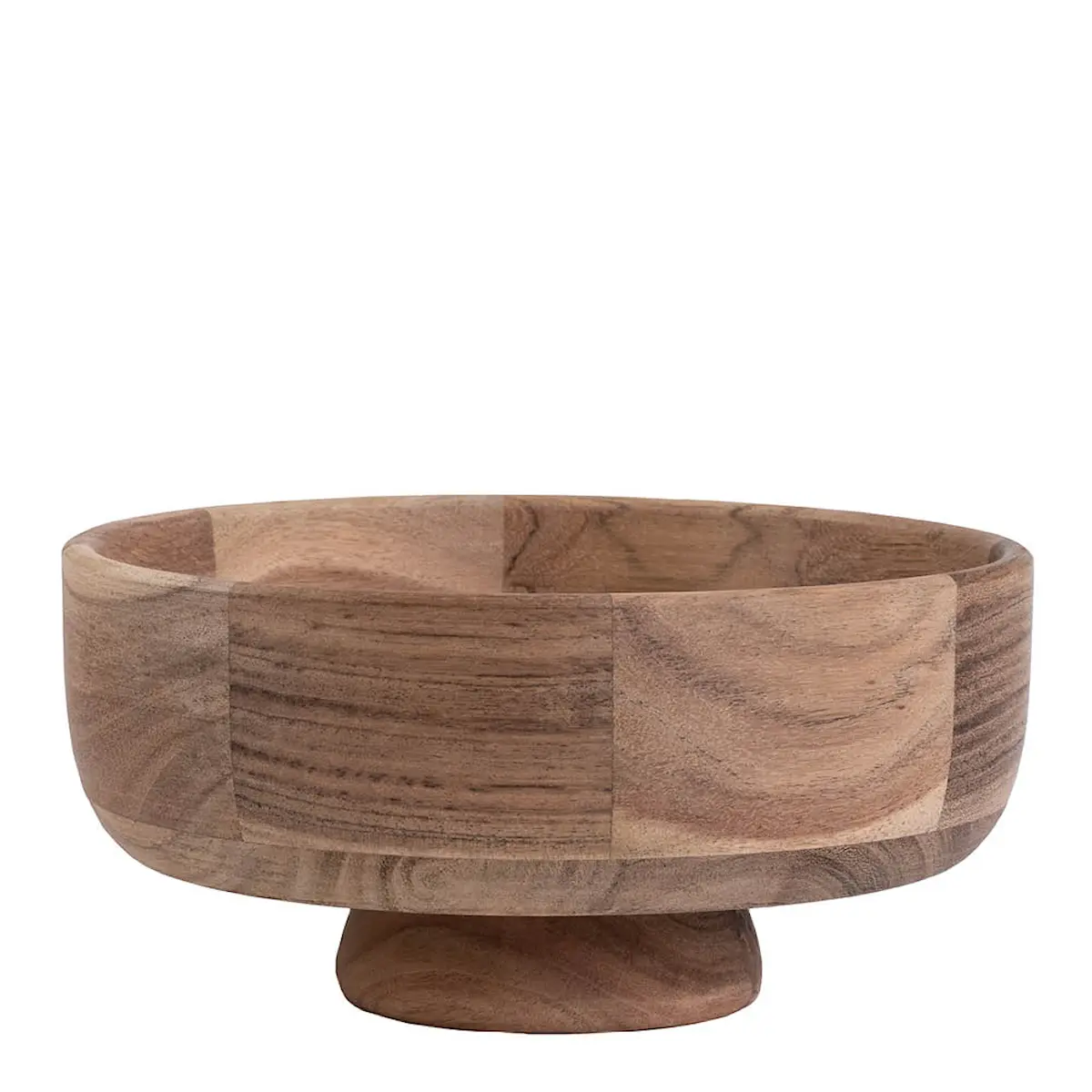 Sögne Home Skål på fot 25×11 cm akacia natural