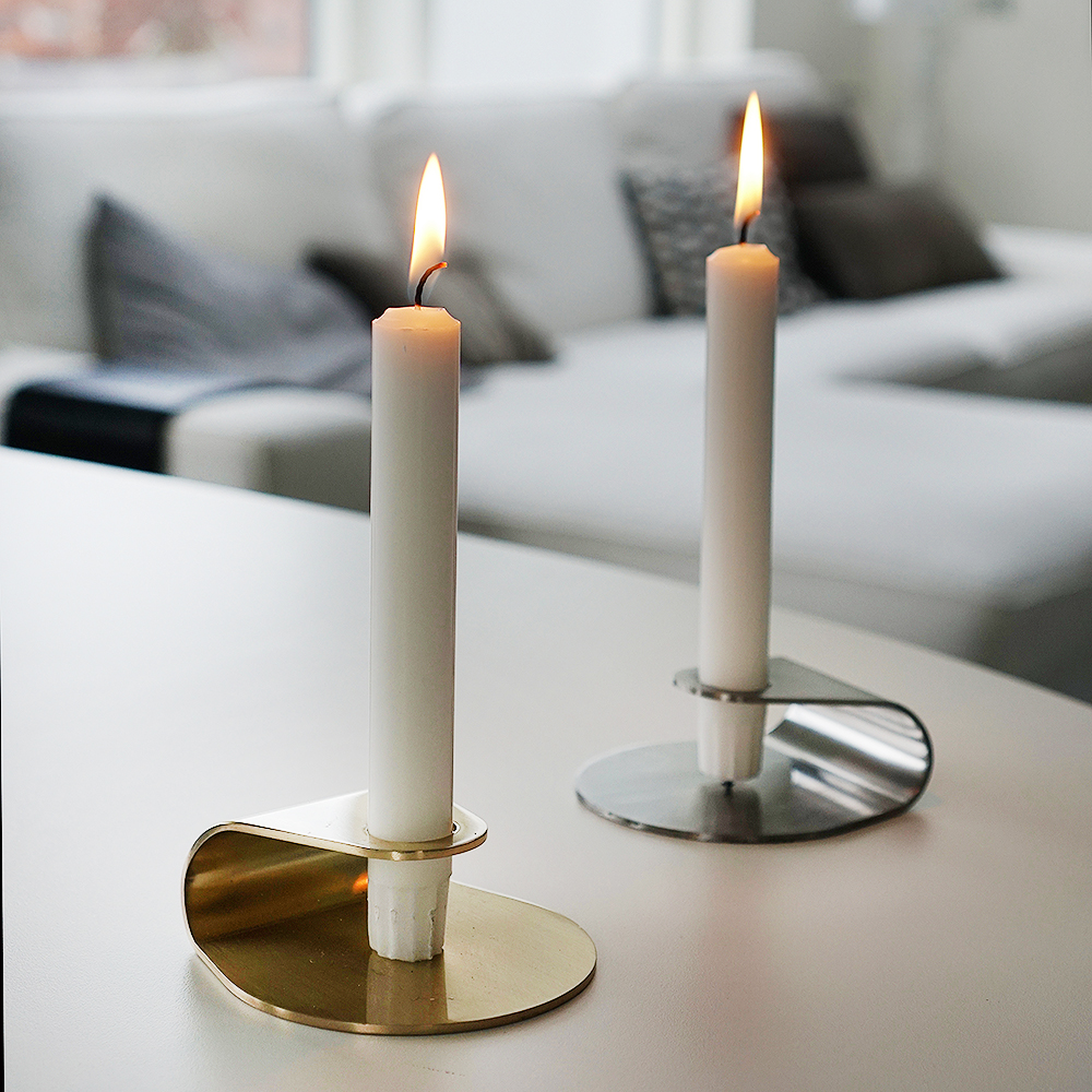 Born in Sweden Nightlight Ljusstake 10 cm Silver