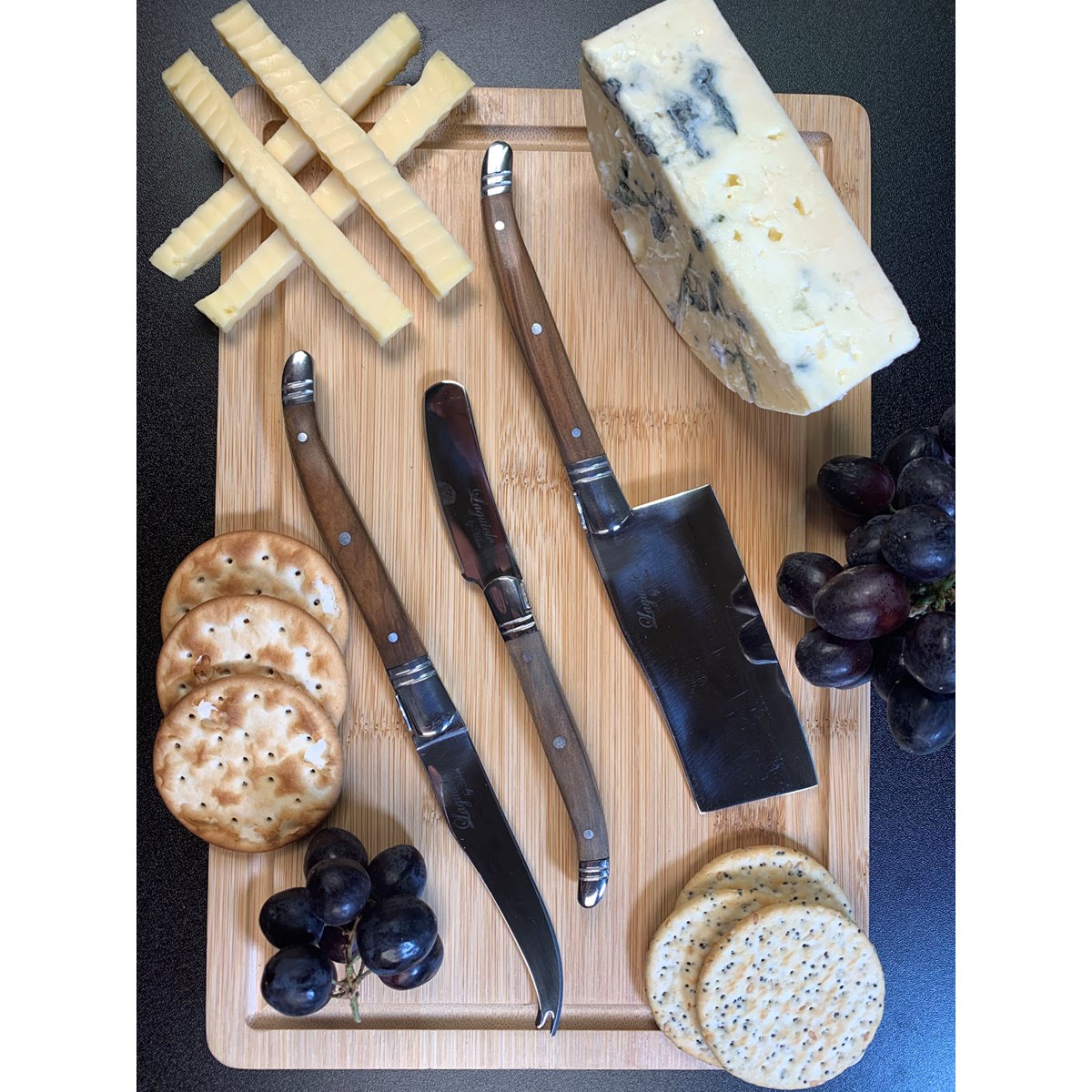 Laguiole by Hâws Ostesett 3 deler oliventre