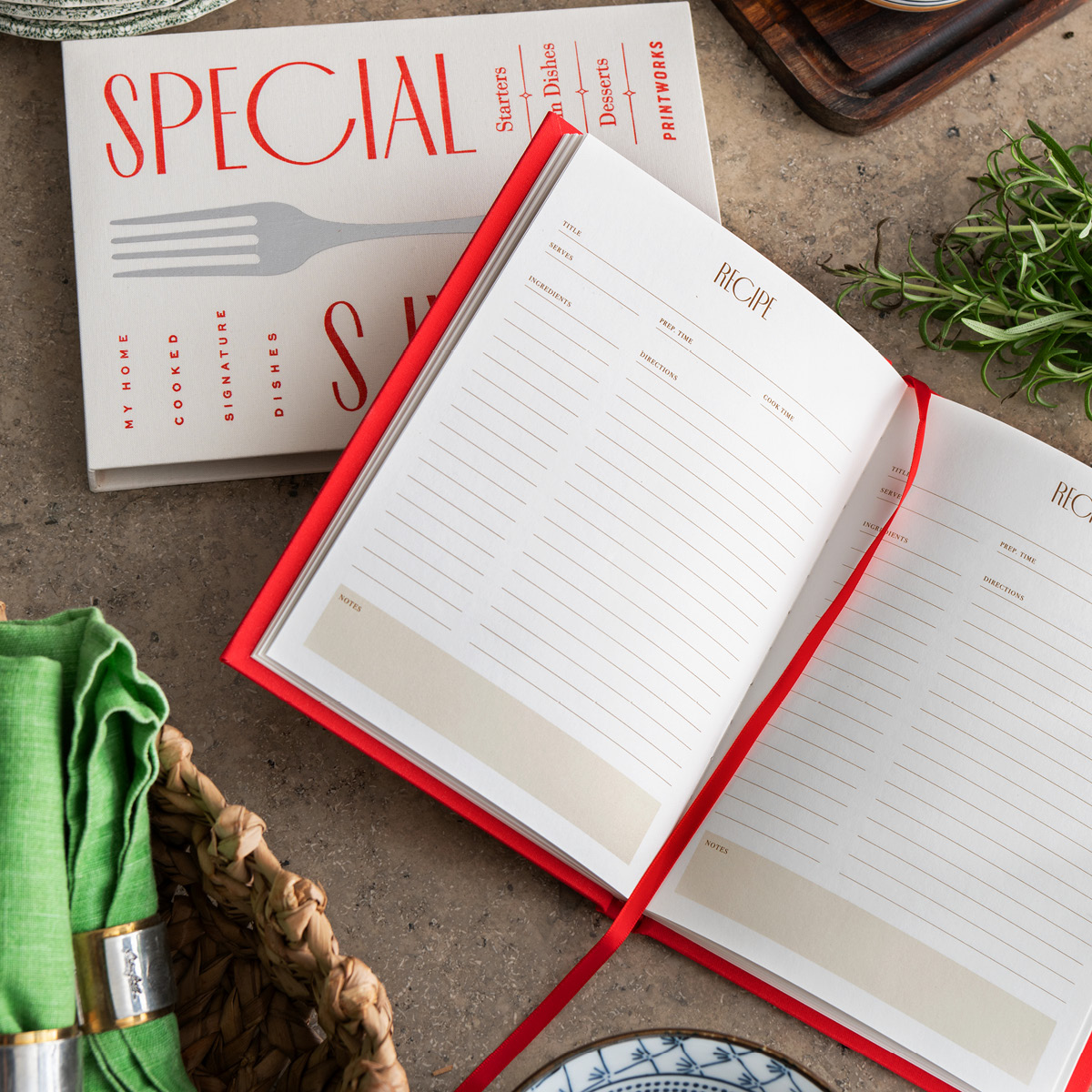 Printworks Recipe Book today's special