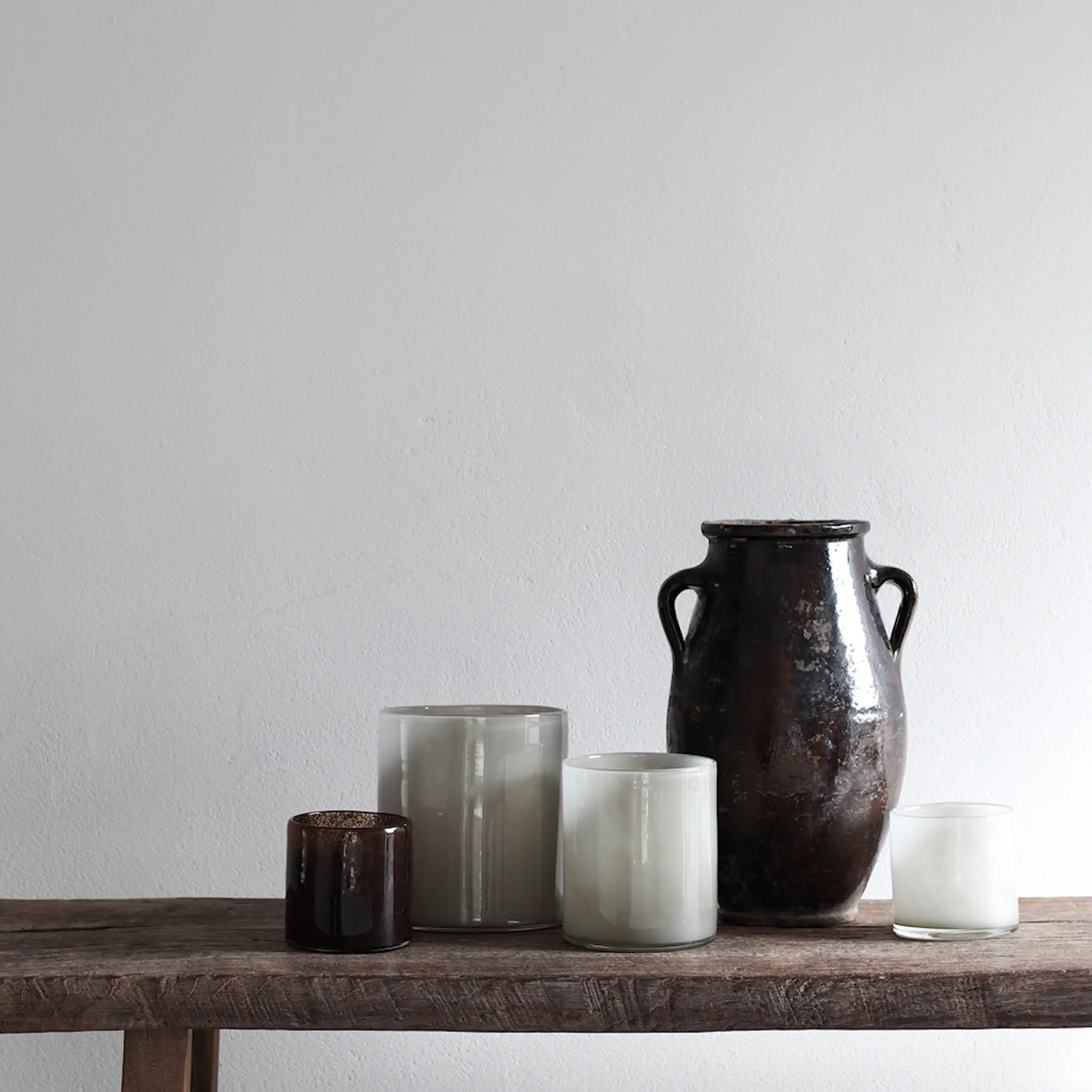 Tell Me More Lyric lyslykt 10x10 cm warm grey hover