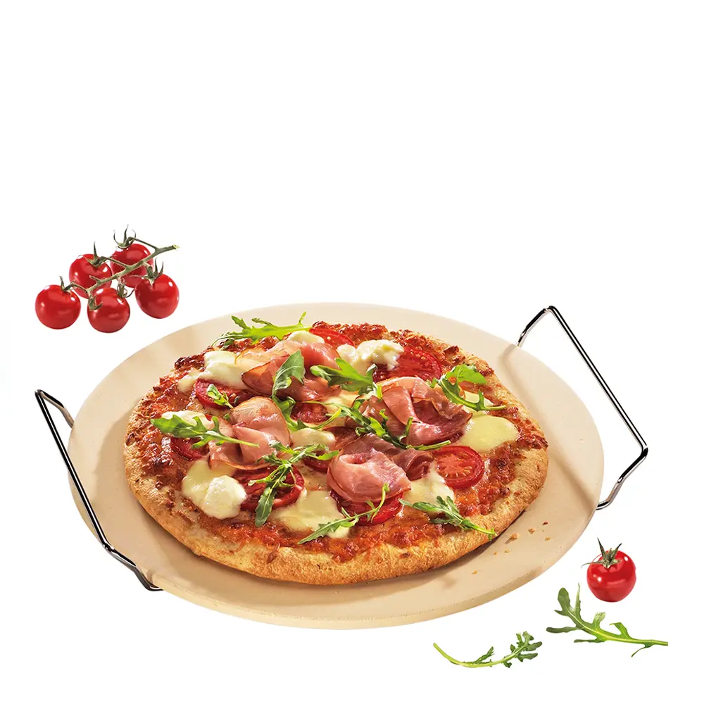 Pizzakivi telineellä 30 cm