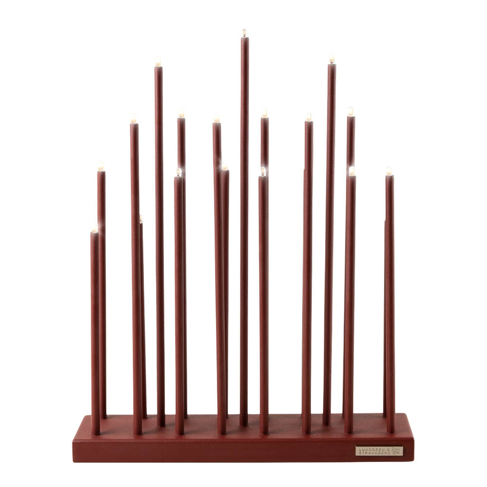 Smak Design Elflugan Original ljusstake 32x8 cm oxidröd