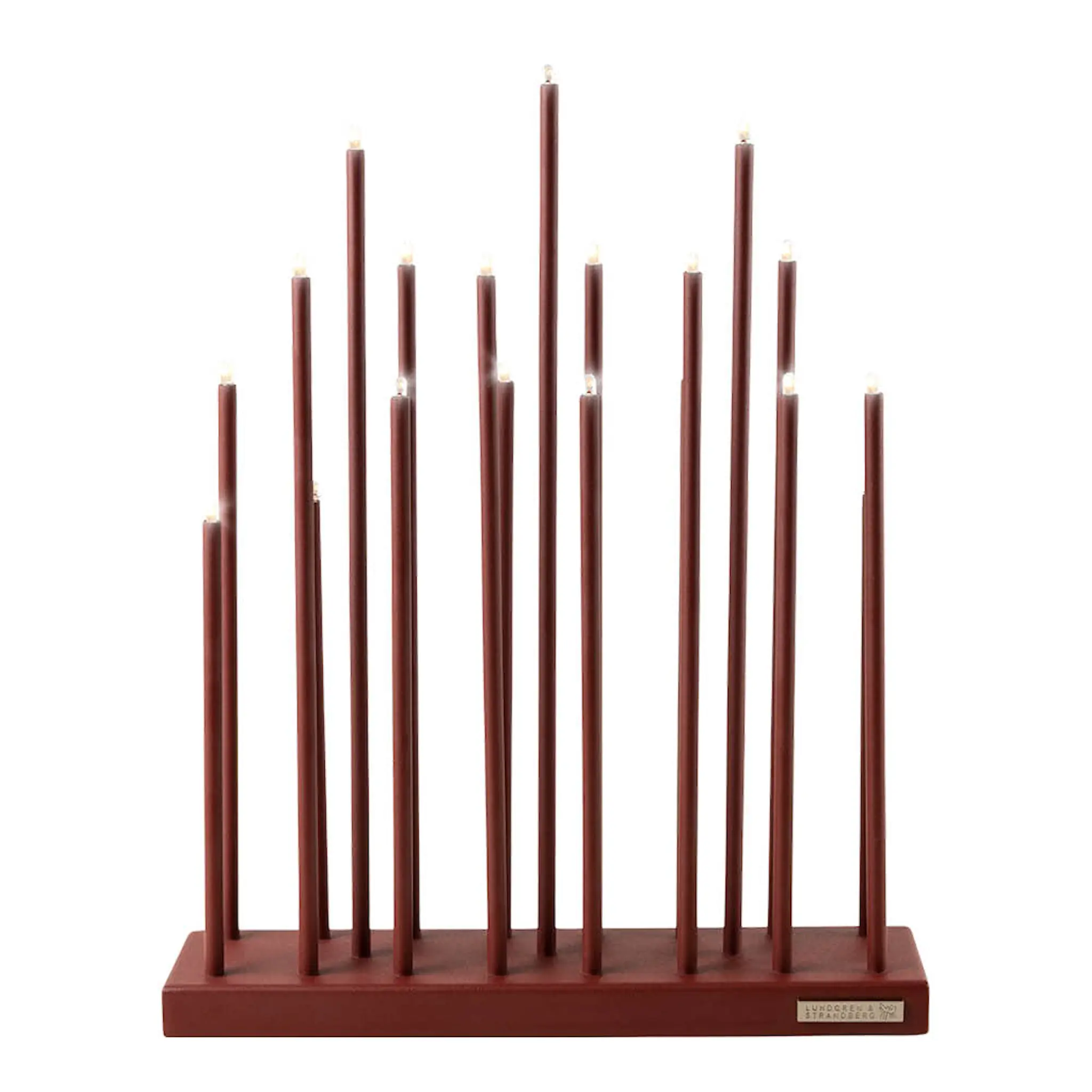Smak Design Elflugan Original ljusstake 32x8 cm oxidröd