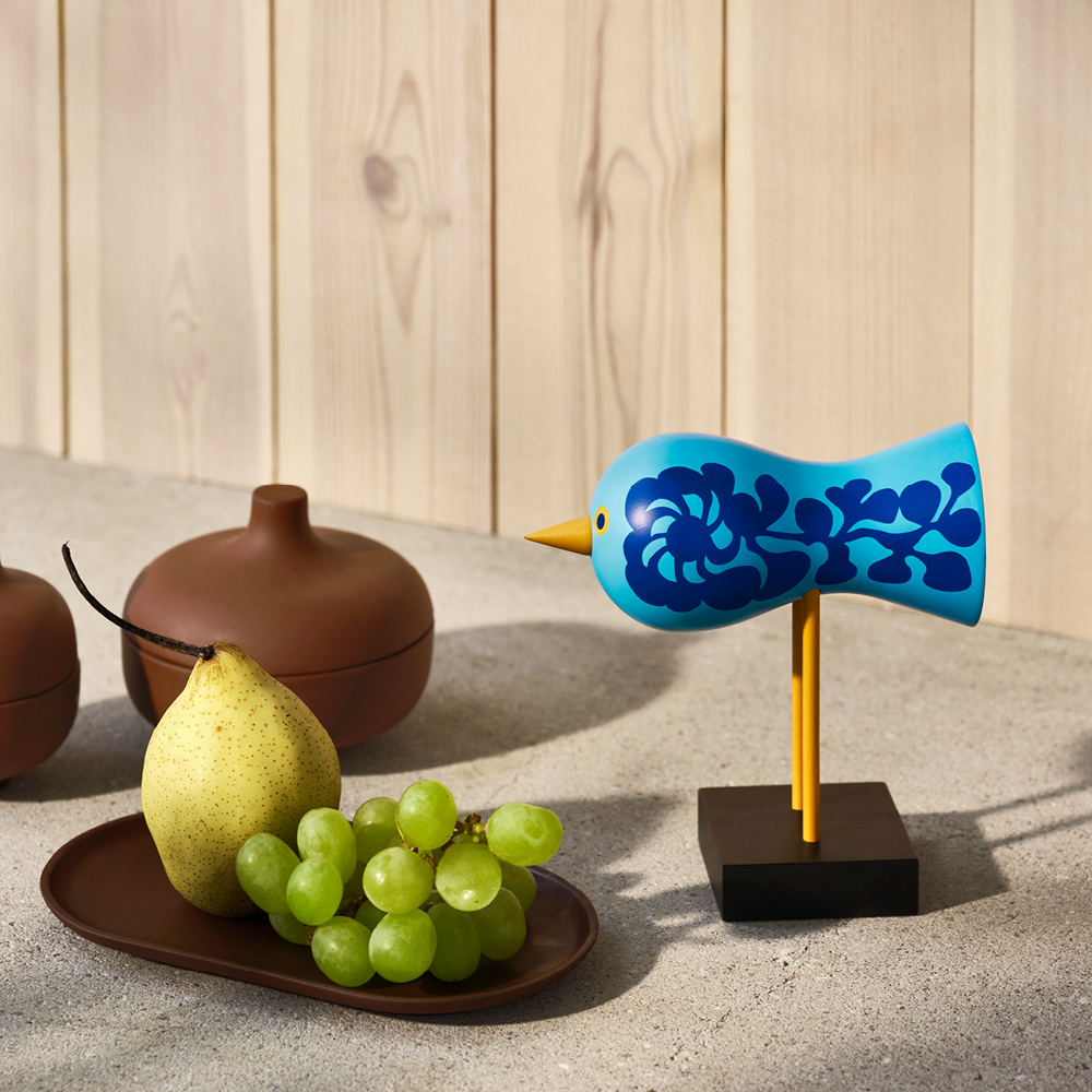 Design House Stockholm Lisa Larson Birds 1967 No.4 16 cm blå