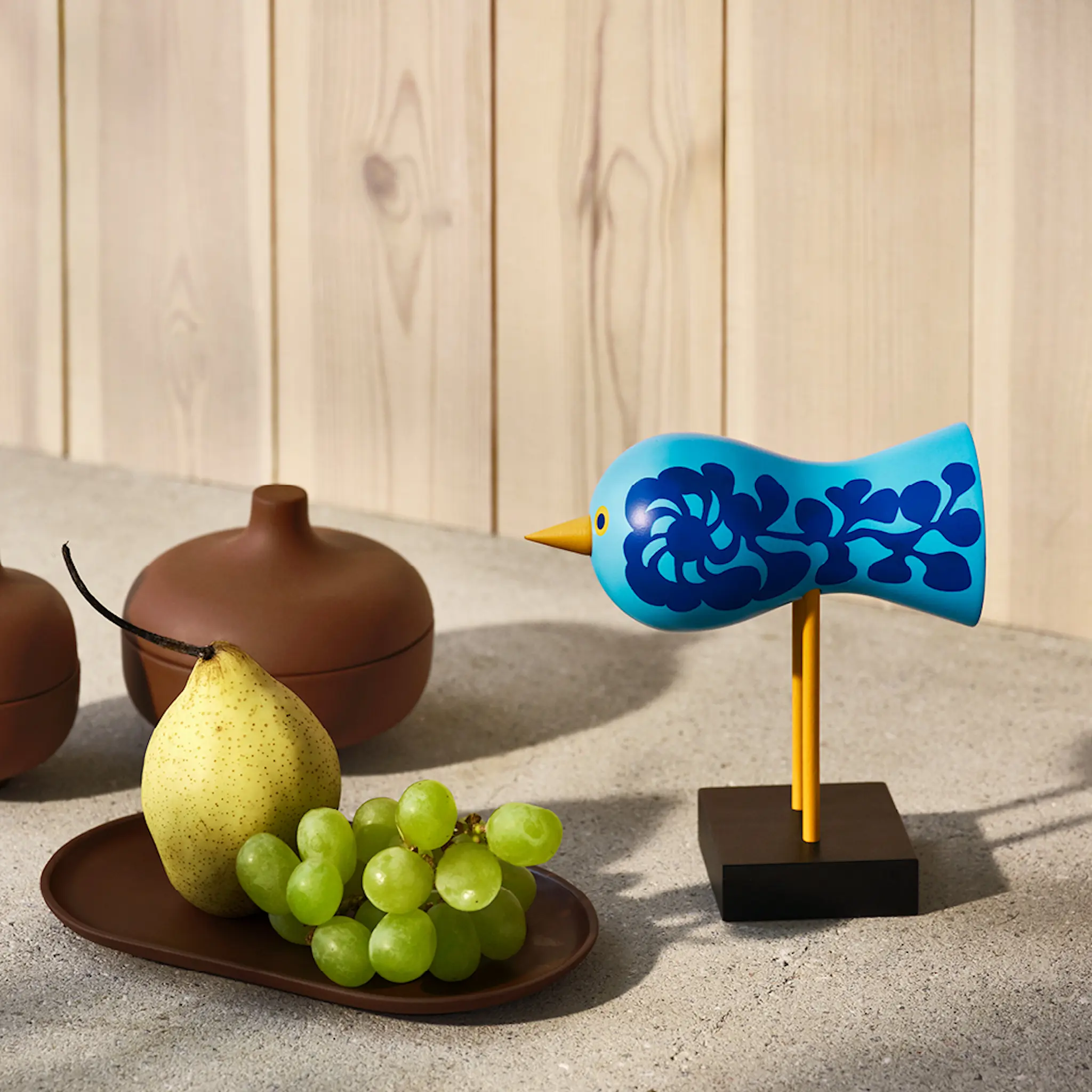 Design House Stockholm Lisa Larson Birds 1967 No.4 16 cm blå