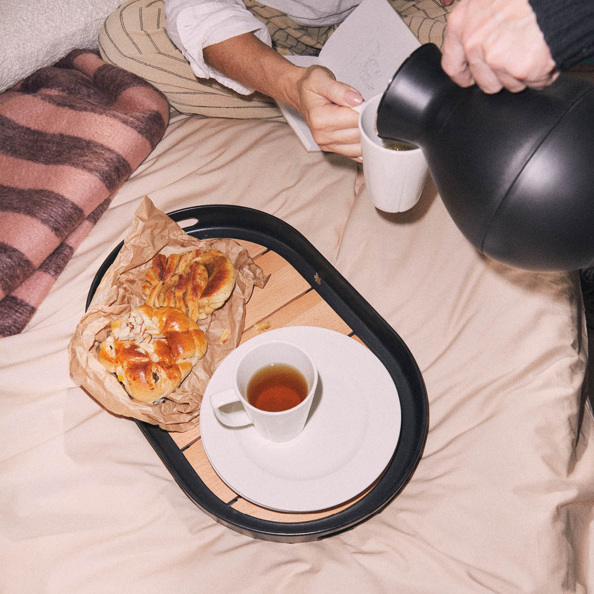 Rosendahl Carry Me bricka 48x31 cm svart