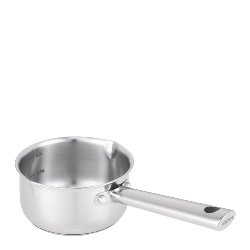 Beka Cicla smörsmältare 0,7 L två hällpipar 12 cm stål