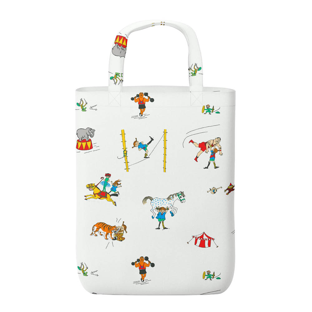 Arvidssons Peppi Kangaskassi 40x32 cm Valkoinen