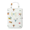 Pippi På Cirkus tygkasse 32x40 cm vit