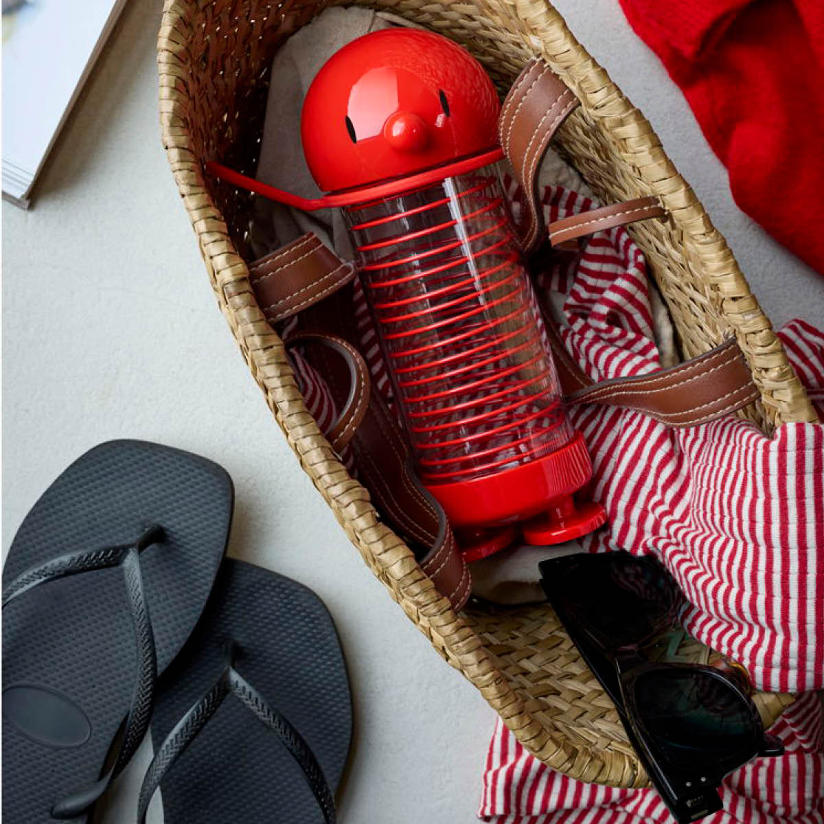 Hoptimisten Bumble drikkeflaske 0,4L red