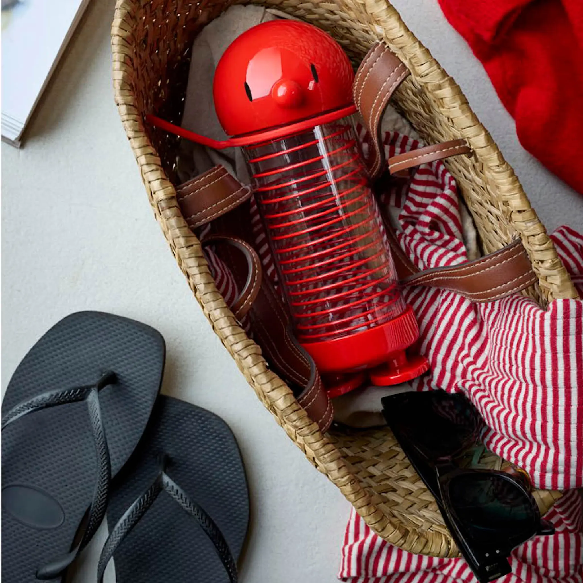 Hoptimisten Bumble drikkeflaske 0,4L red