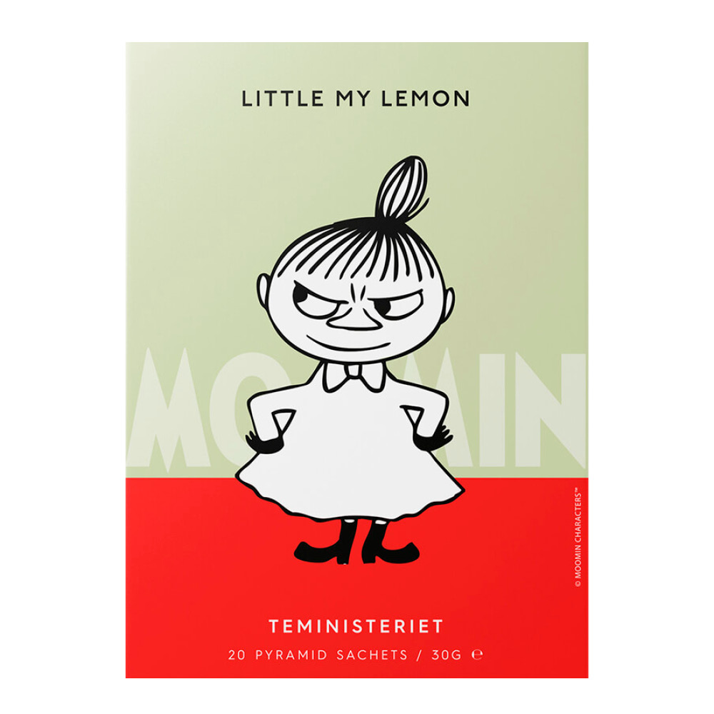 Moomin Mumin pyramidpåse Lilla My Lemon grönt te citron 20-pack