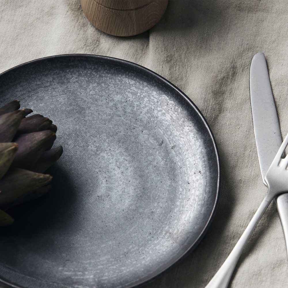 House Doctor Pion tallerken 21,5 cm svart