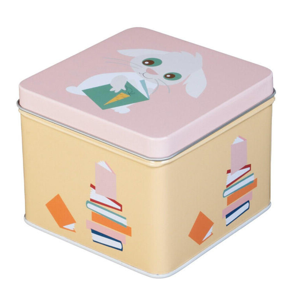 Blafre Lille Kanin matlåda / förvaringslåda 10x10 cm gul