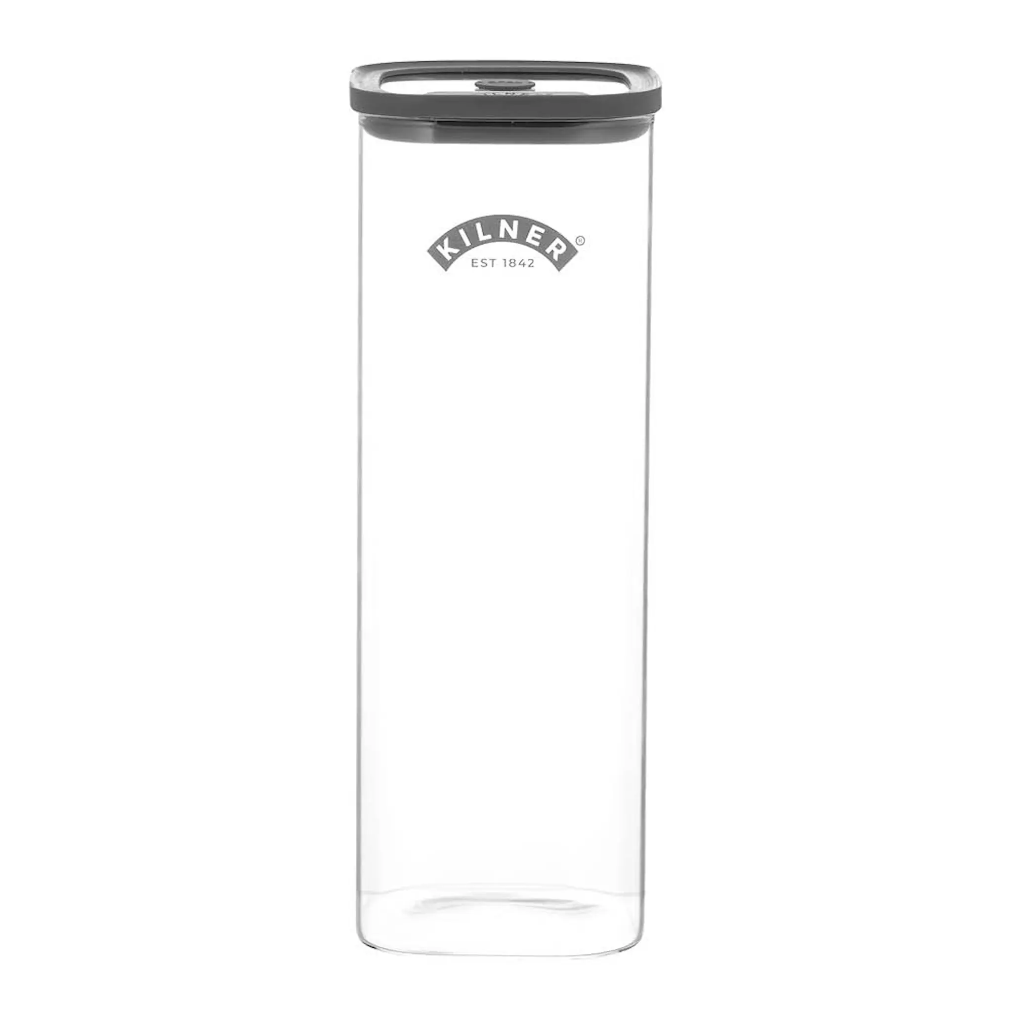 Kilner Fresh XL Säilytyspurkki 2 L Lasi/Harmaa