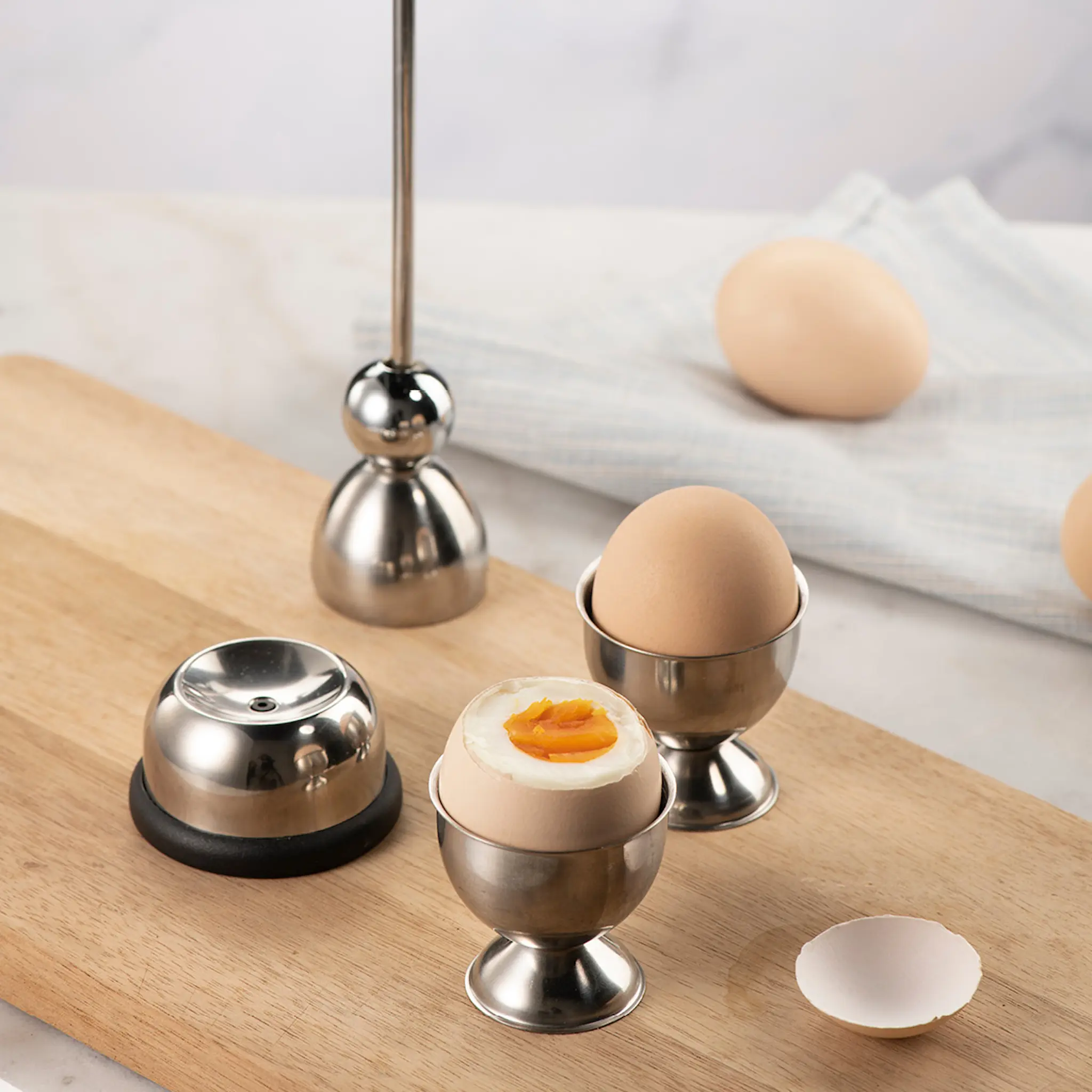 Modern House Kitchen Things äggpickare blank