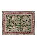 Oriental bordstablett i linne 37x50 cm 2-pack grön