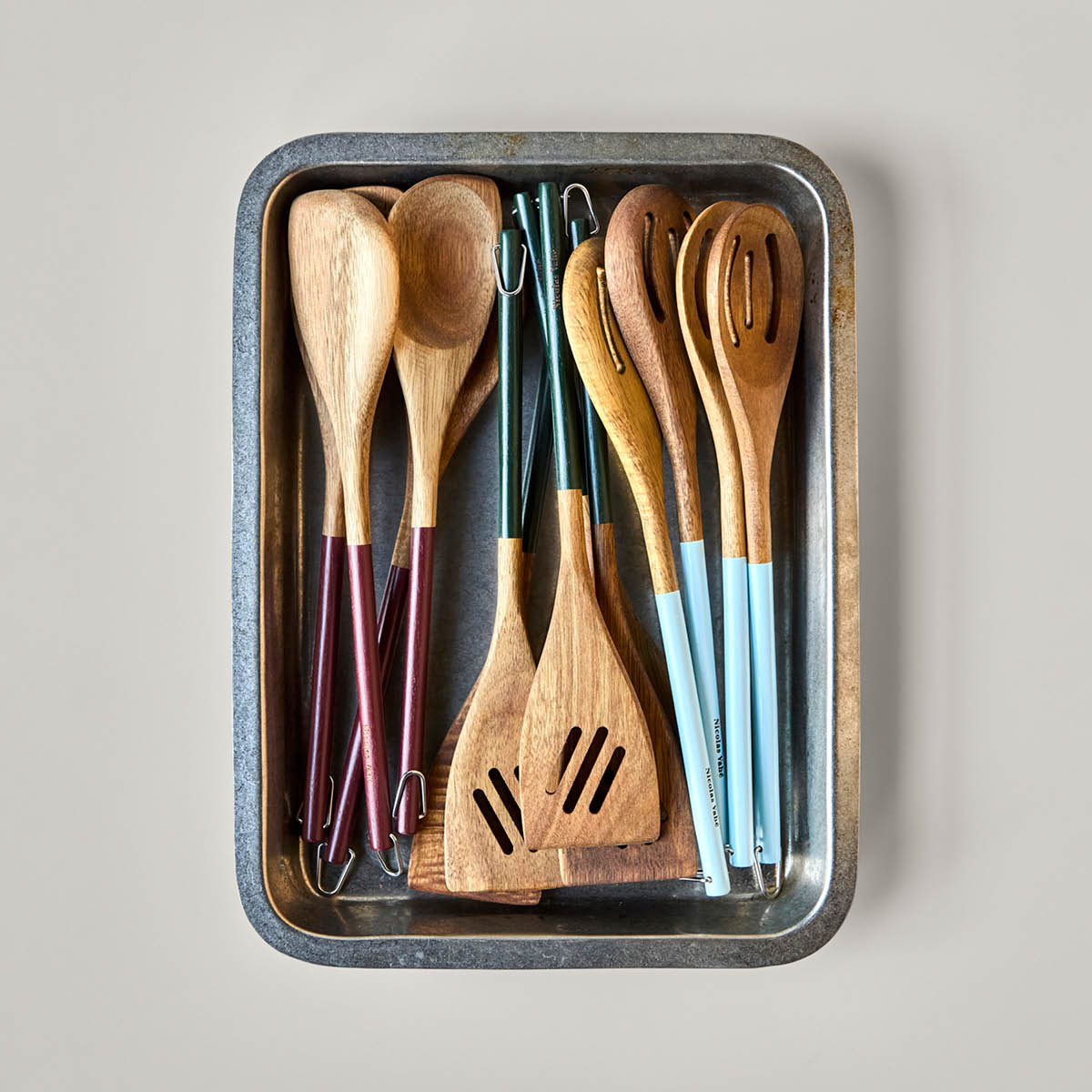 Nicolas Vahé Spoons skedar 3-pack röd/blå/grön