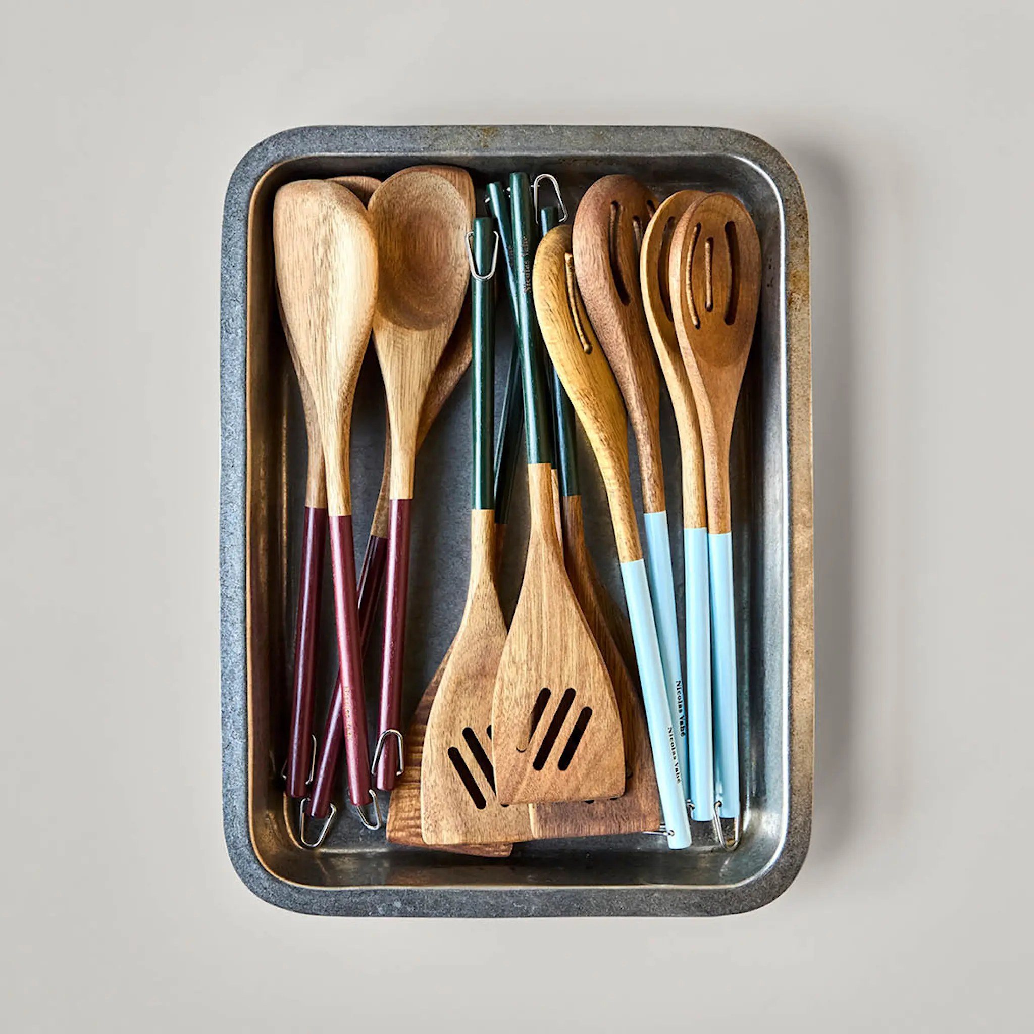Nicolas Vahé Spoons skedar 3-pack röd/blå/grön