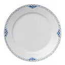 Princess tallrik 27 cm vit/blå
