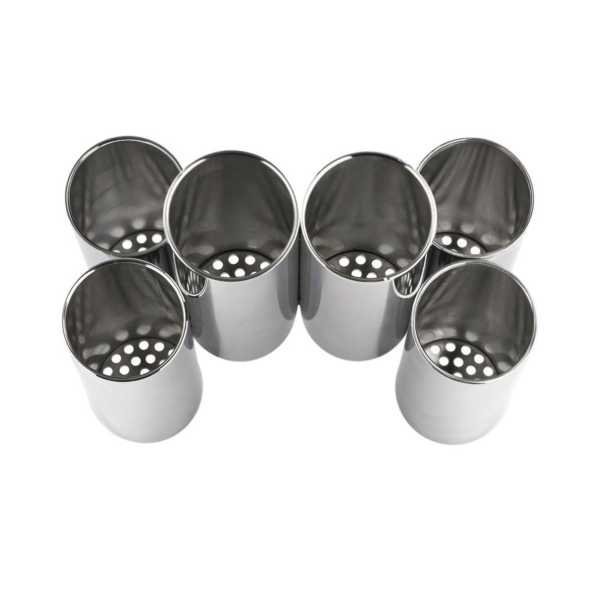 Alessi Canale bestikkholder 15,1x13,1x7 cm blankt stål