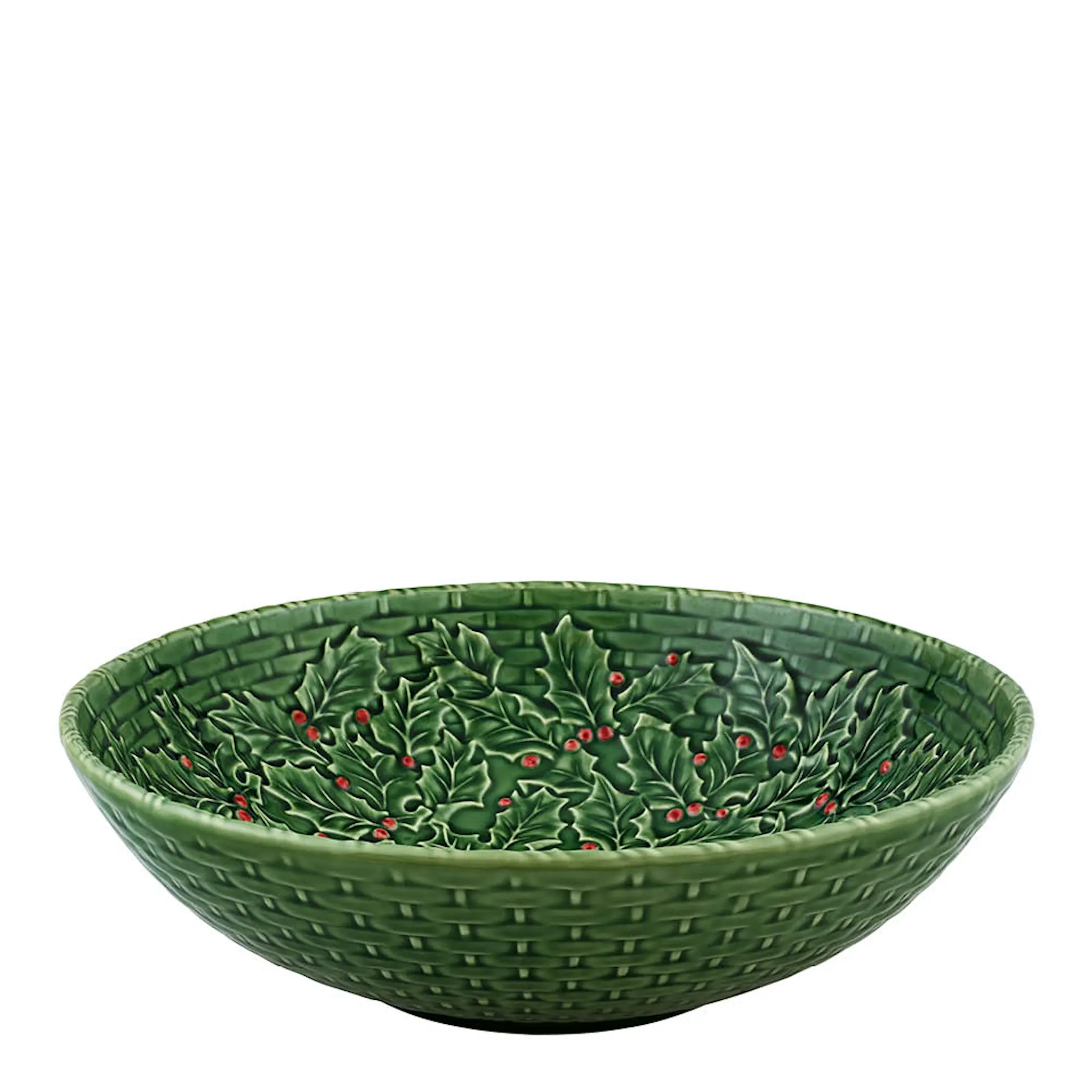 Bordallo Pinheiro Holly Kulho 35,5 cm Vihreä