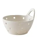 Palermo durkslag stengods 18 cm cream