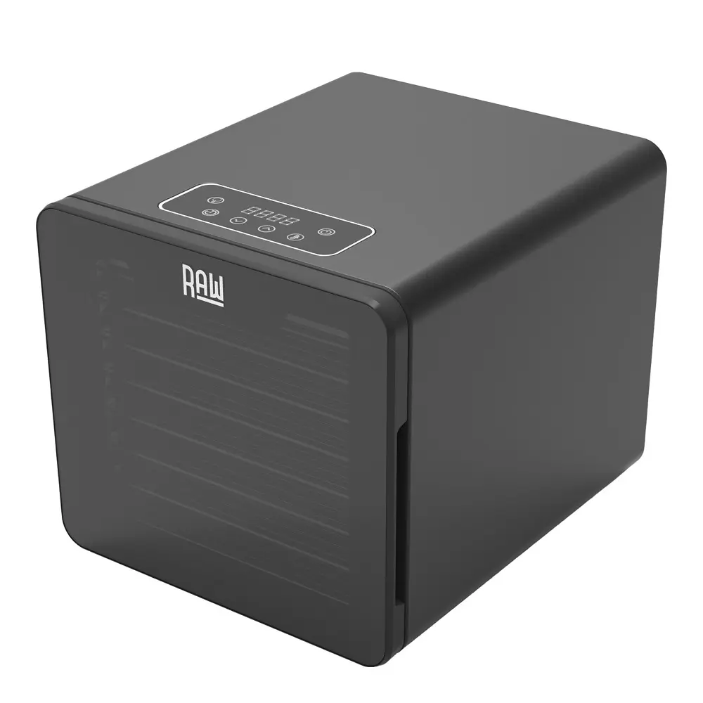 Dehydrator DH8 8 hyllyä 30-75°C Musta