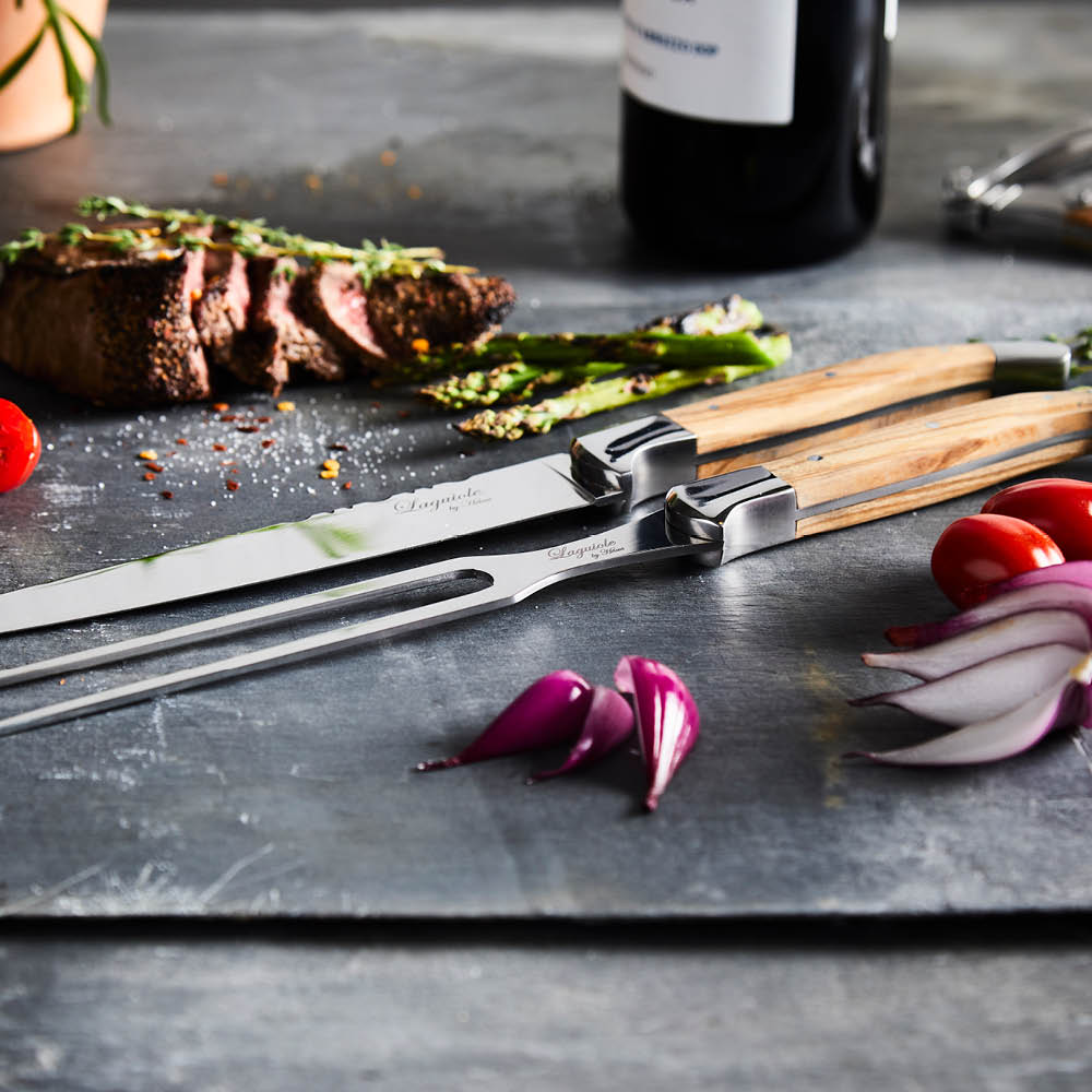 Laguiole by Hâws Forskjærersett 2 deler oliventre