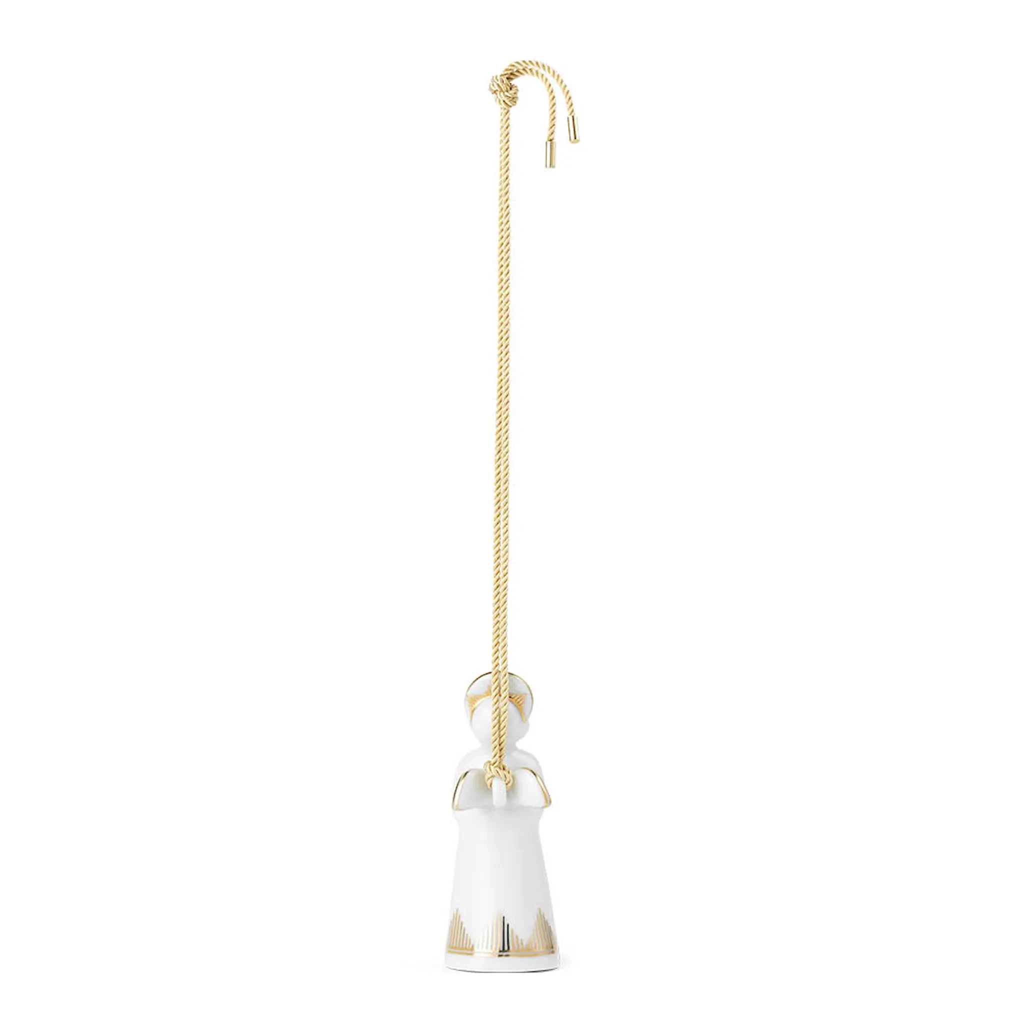 Royal Copenhagen Juleengel med salmebok 9,5 cm hvit/gull