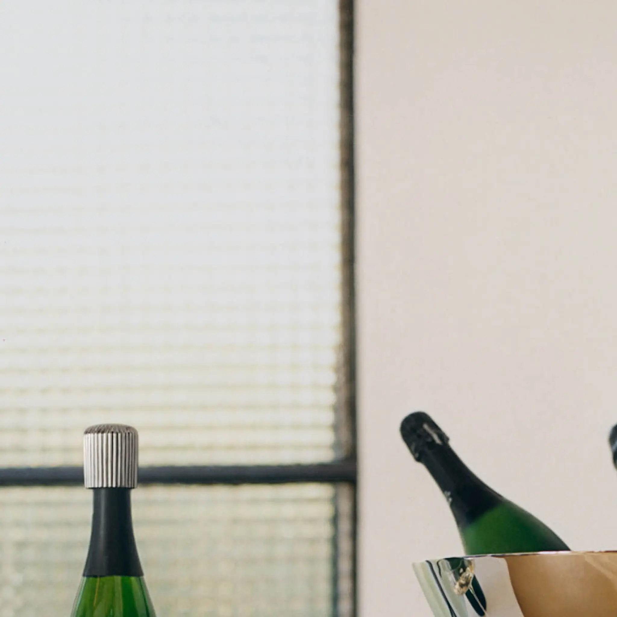 Georg Jensen Bernadotte champagnekork stål