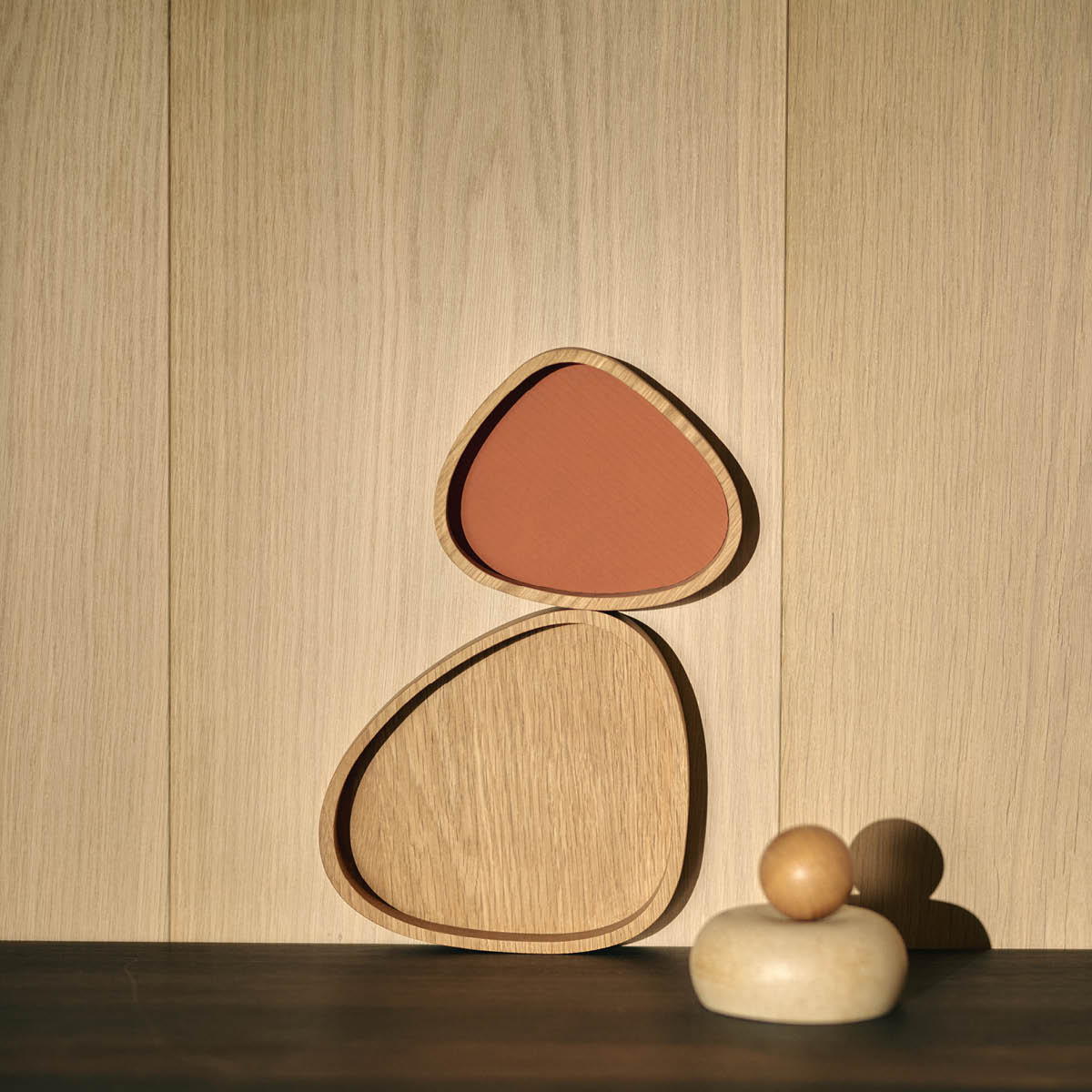 LIND DNA Curve Corduroy glasunderlägg 11x13 cm Rust