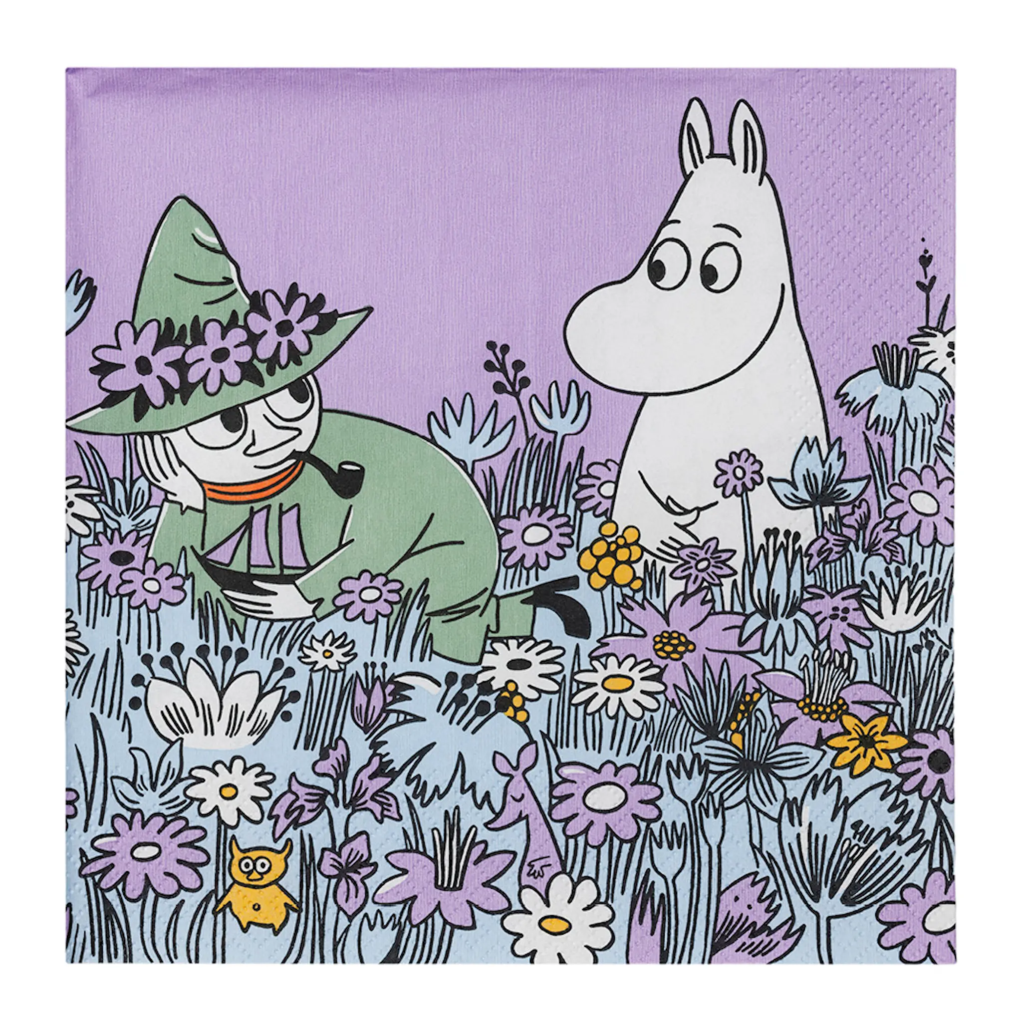 Moomin Arabia Mumin servett 33x33 cm 20-pack Vänner för alltid