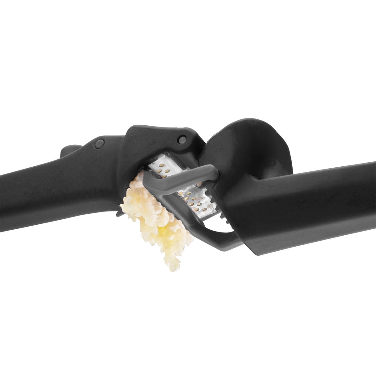 Dreamfarm Hvitløkspresse med skrape 19 cm svart/grå